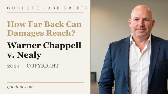 Warner Chappell Music, Inc. v. Nealy — video case brief